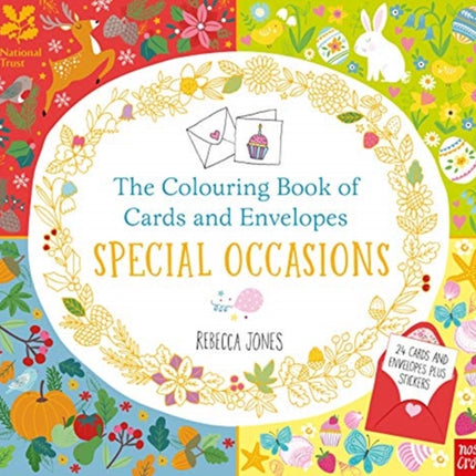 National Trust: The Colouring Book of Cards and Envelopes: Special Occasions