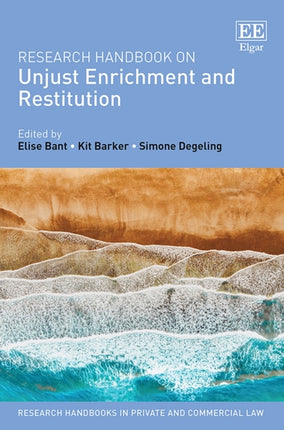 Research Handbook on Unjust Enrichment and Restitution