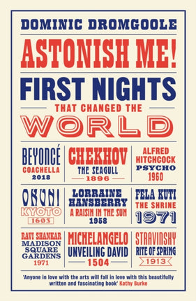 Astonish Me!: First Nights That Changed the World