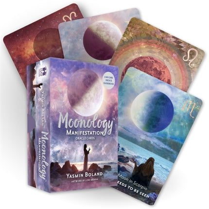 Moonology™ Manifestation Oracle: A 48-Card Moon Astrology Oracle Deck and Guidebook