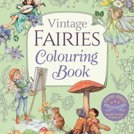 Vintage Fairies Colouring Book