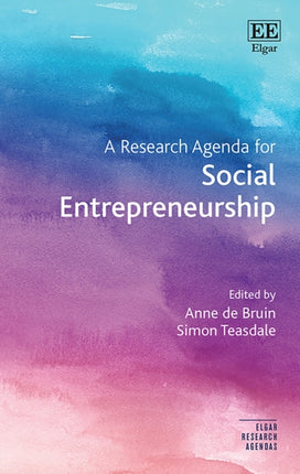 A Research Agenda for Social Entrepreneurship