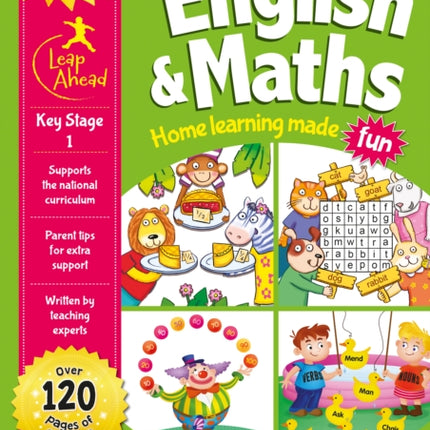 Leap Ahead Bumper Workbook: 5+ Years English & Maths