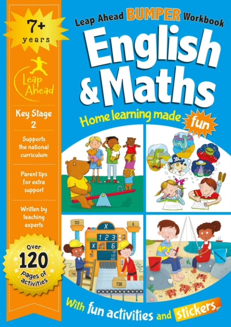 Leap Ahead Bumper Workbook: 7+ Years English & Maths