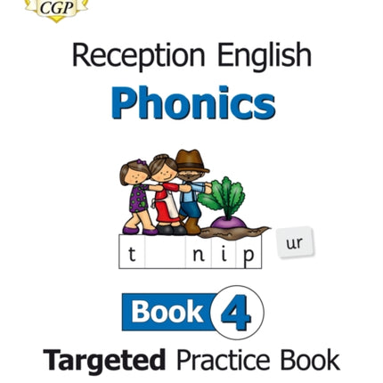 Reception English Phonics Targeted Practice Book - Book 4