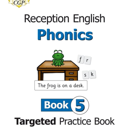 Reception English Phonics Targeted Practice Book - Book 5