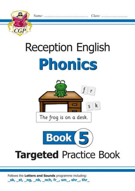 Reception English Phonics Targeted Practice Book - Book 5