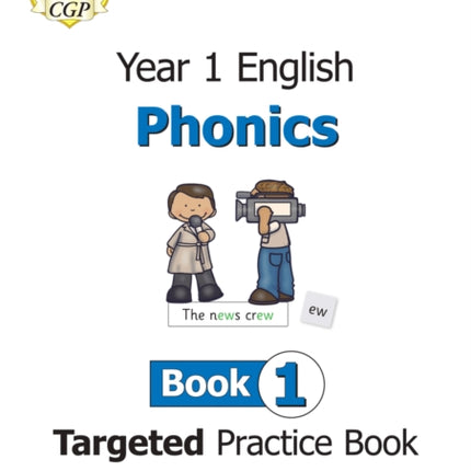 KS1 English Year 1 Phonics Targeted Practice Book - Book 1