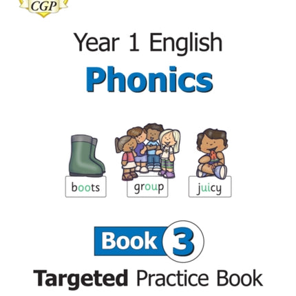 KS1 English Year 1 Phonics Targeted Practice Book - Book 3