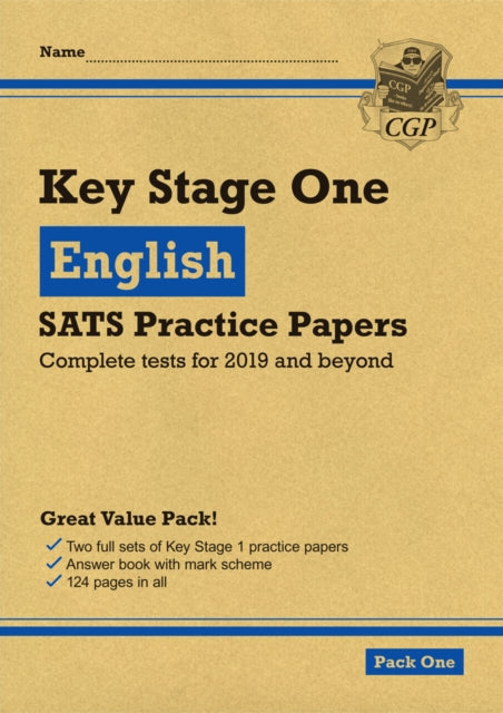 KS1 English SATS Practice Papers: Pack 1 (for end
