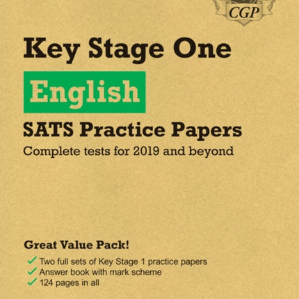 KS1 English SATS Practice Papers: Pack 2 (for end
