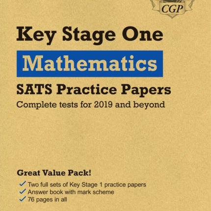 KS1 Maths SATS Practice Papers: Pack 1 (for end of year assessments)