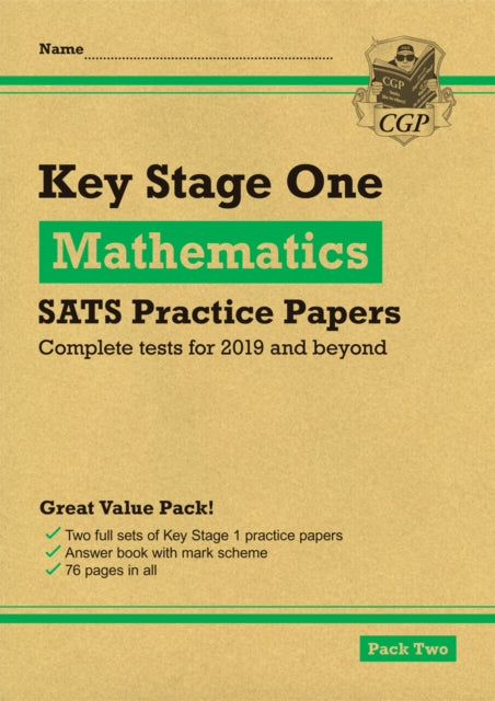 KS1 Maths SATS Practice Papers: Pack 2 (for end