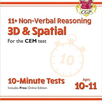 11 CEM 10Minute Tests NonVerbal Reasoning 3D