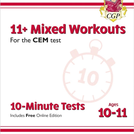 11 CEM 10Minute Tests Mixed Workouts  Ages 1011 Book 1 with Online Edition