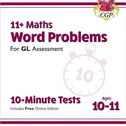 11 GL 10Minute Tests Maths Word Problems  Ages