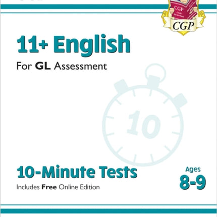 11 GL 10Minute Tests English  Ages 89 with Online Edition