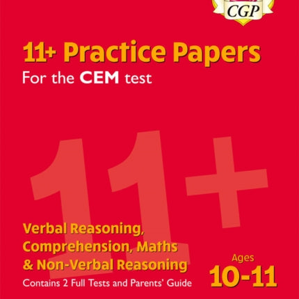 11 CEM Practice Papers Ages 1011  Pack 1 with