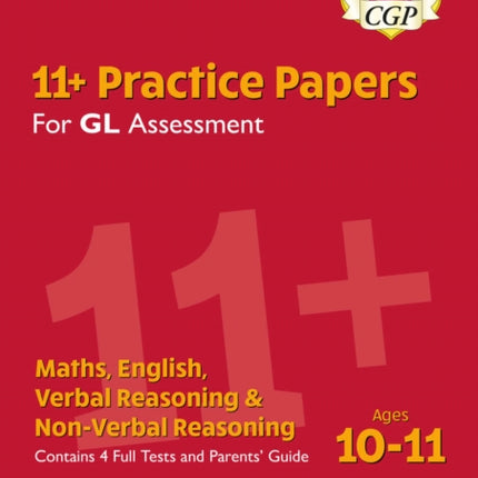 11 GL Practice Papers Mixed Pack  Ages 1011 with Parents Guide  Online Edition