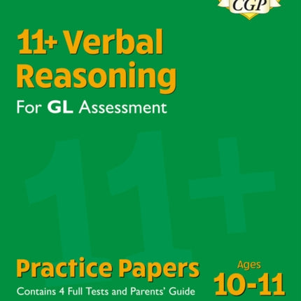 11 GL Verbal Reasoning Practice Papers Ages 1011