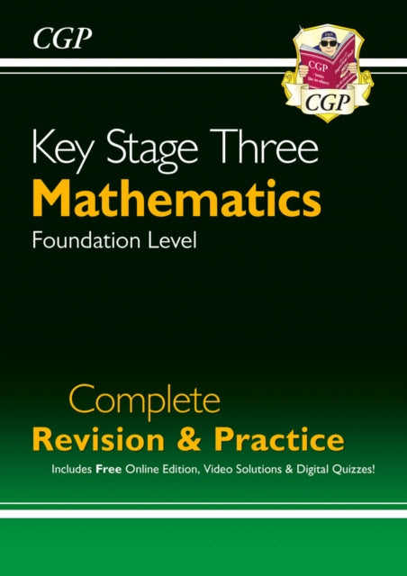 KS3 Maths Complete Revision  Practice  Foundation includes Online Edition Videos  Quizzes