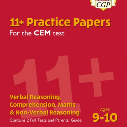 11 CEM Practice Papers  Ages 910 with Parents