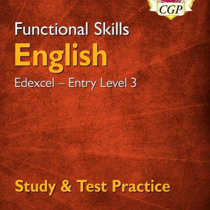 Functional Skills English: Edexcel Entry Level 3