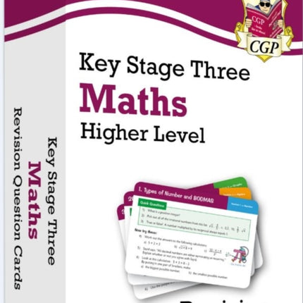 KS3 Maths Revision Question Cards - Higher