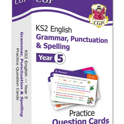 KS2 English Year 5 Practice Question Cards: