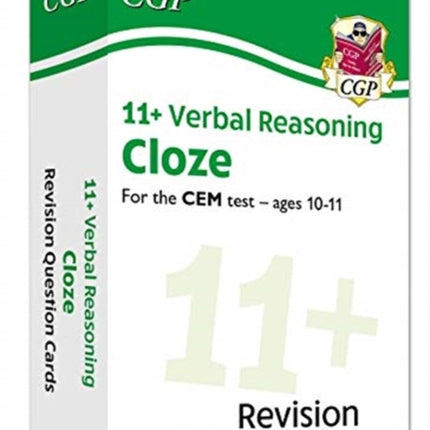 11+ CEM Revision Question Cards: Verbal Reasoning