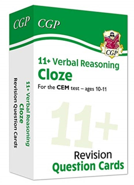 11+ CEM Revision Question Cards: Verbal Reasoning