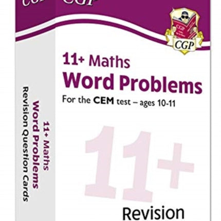 11+ CEM Revision Question Cards: Maths Word