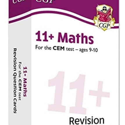 11+ CEM Revision Question Cards: Maths - Ages