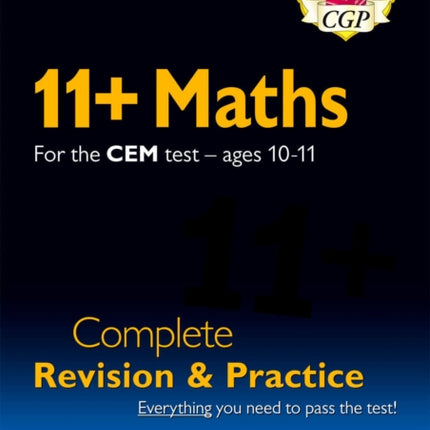 11 CEM Maths Complete Revision and Practice  Ages