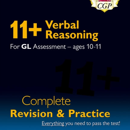 11 GL Verbal Reasoning Complete Revision and