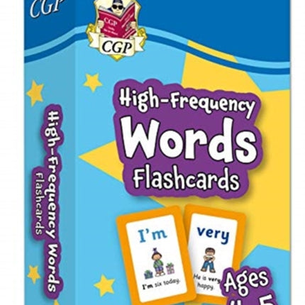High-Frequency Words Flashcards for Ages 4-5