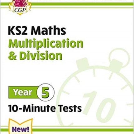 KS2 Year 5 Maths 10-Minute Tests: Multiplication
