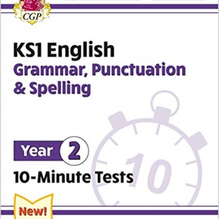 KS1 Year 2 English 10-Minute Tests: Grammar,
