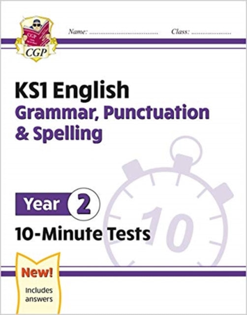 KS1 Year 2 English 10-Minute Tests: Grammar,