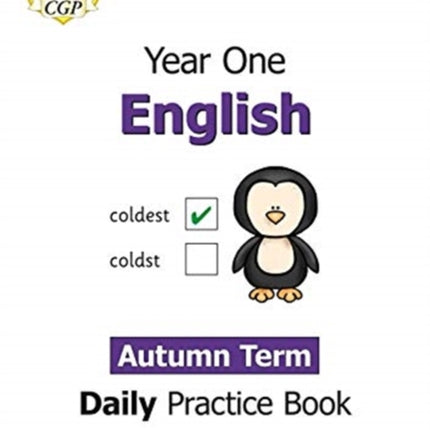 KS1 English Year 1 Daily Practice Book: Autumn Term