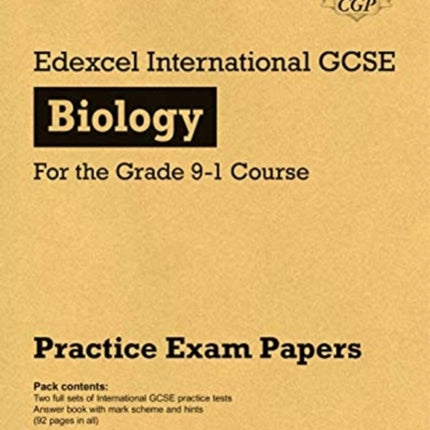 Edexcel International GCSE Biology Practice