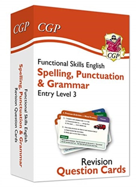 Functional Skills English Revision Question Cards: Spelling, Punctuation & Grammar Entry Level 3