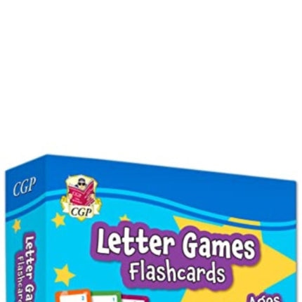 Letter Games Flashcards for Ages 4+