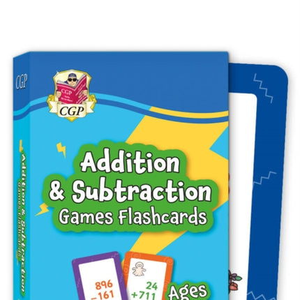 Addition & Subtraction Games Flashcards for Ages