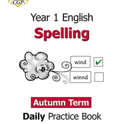 KS1 Spelling Year 1 Daily Practice Book: Autumn