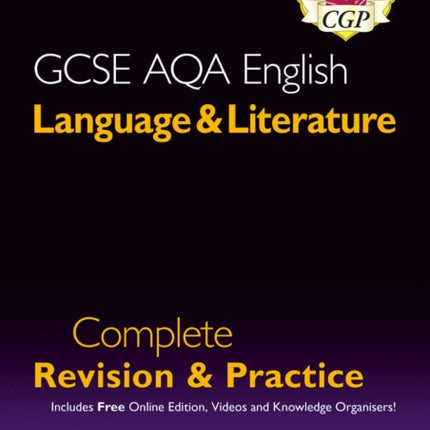 GCSE English Language  Literature AQA Complete Revision  Practice  inc. Online Edn  Videos