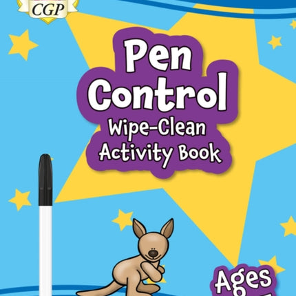 New Pen Control WipeClean Activity Book for Ages