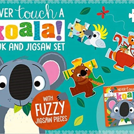 Never Touch a Koala Book and Touch and Feel Jigsaw Boxset