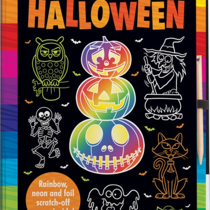 Scratch and Draw Halloween - Scratch Art Activity Book