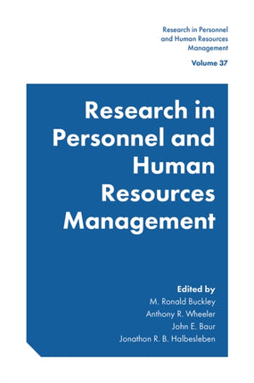 Research in Personnel and Human Resources Management